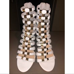 Vince Camuto gladiator cage heels